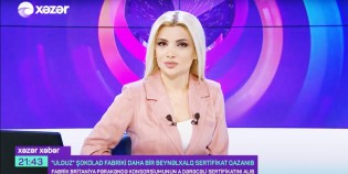 "Ulduz" Chocolate Factory received the A-grade certificate for the world's most difficult inspection system